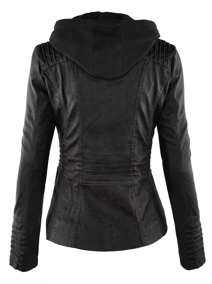 Valeria - Chaqueta de Piel Resistente y Elegante