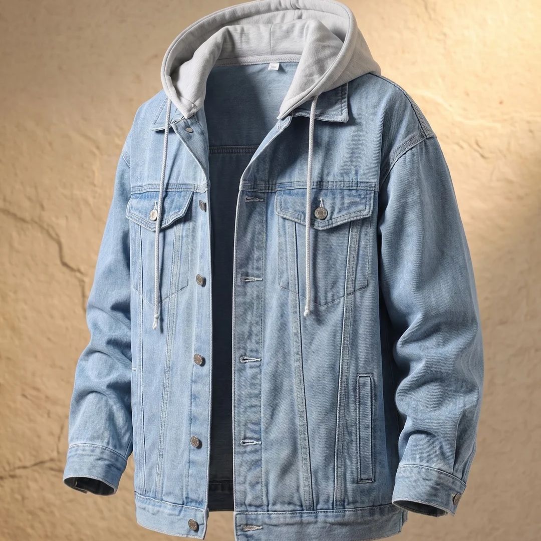 Castell | Chaqueta Vaquera Urbana con Capucha