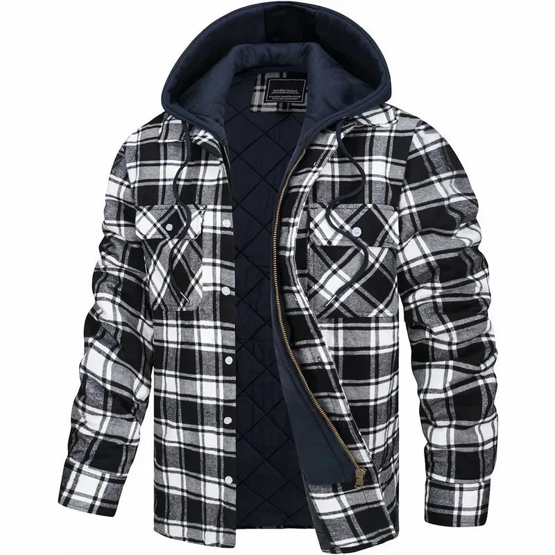 Castell | Chaqueta de Cuadros Abrigada