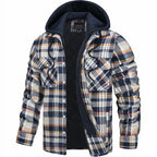 Castell | Chaqueta de Cuadros Abrigada
